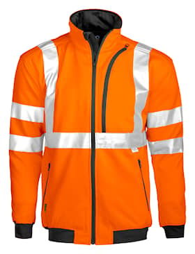 ProJob 6103 Sweatshirt HV Klass 3 Orange/Svart L