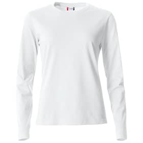 Clique Basic Långärmad tröja Vit Dam - S