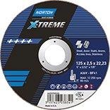 Norton Metallin katkaisulaikka X-Treme Life 125x2,0x22,23 mm A36W, tyyppi 41