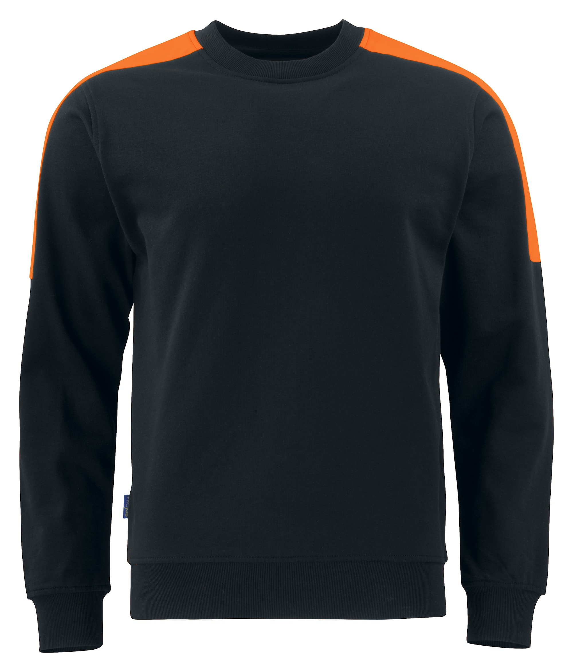 ProJob 2125 Sweatshirt 100% Bomull - Black/orange - 3XL