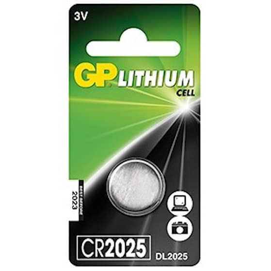 GP CR2025 Knapcellebatteri