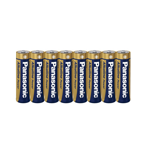 Panasonic Alkaline Batteri Power AA 8 stk