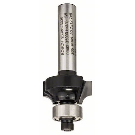 Bosch Pyöristysjyrsin, 8 mm, R1 4 mm, L 10,5 mm, G 53 mm