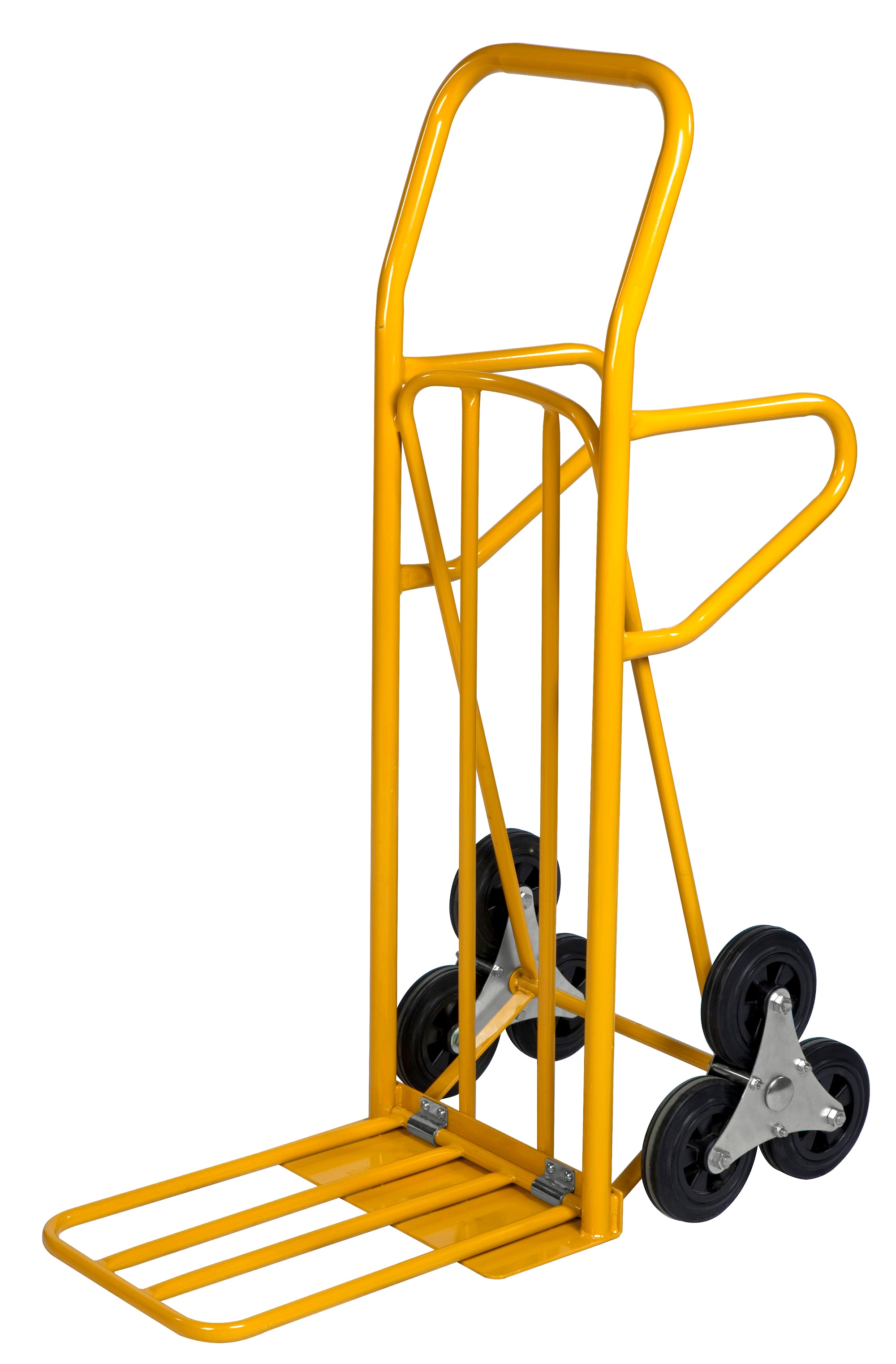 Säkkikärry KM107 & varastokärry, 870x510x1225 mm, 200 kg, keltainen