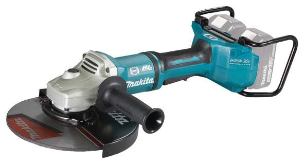 Makita Vinkelsliper LXT® 18V X2, 230 mm, 6 000 min⁻¹, AWS
