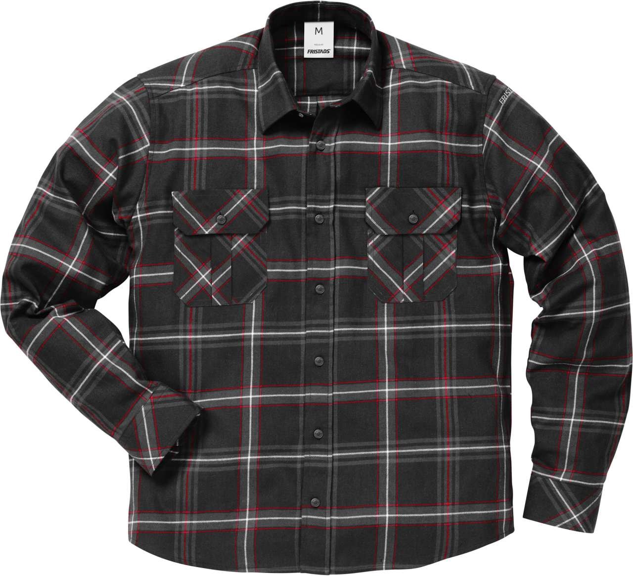 Fristads Flanell skjorte 7421 MSF Svart XL