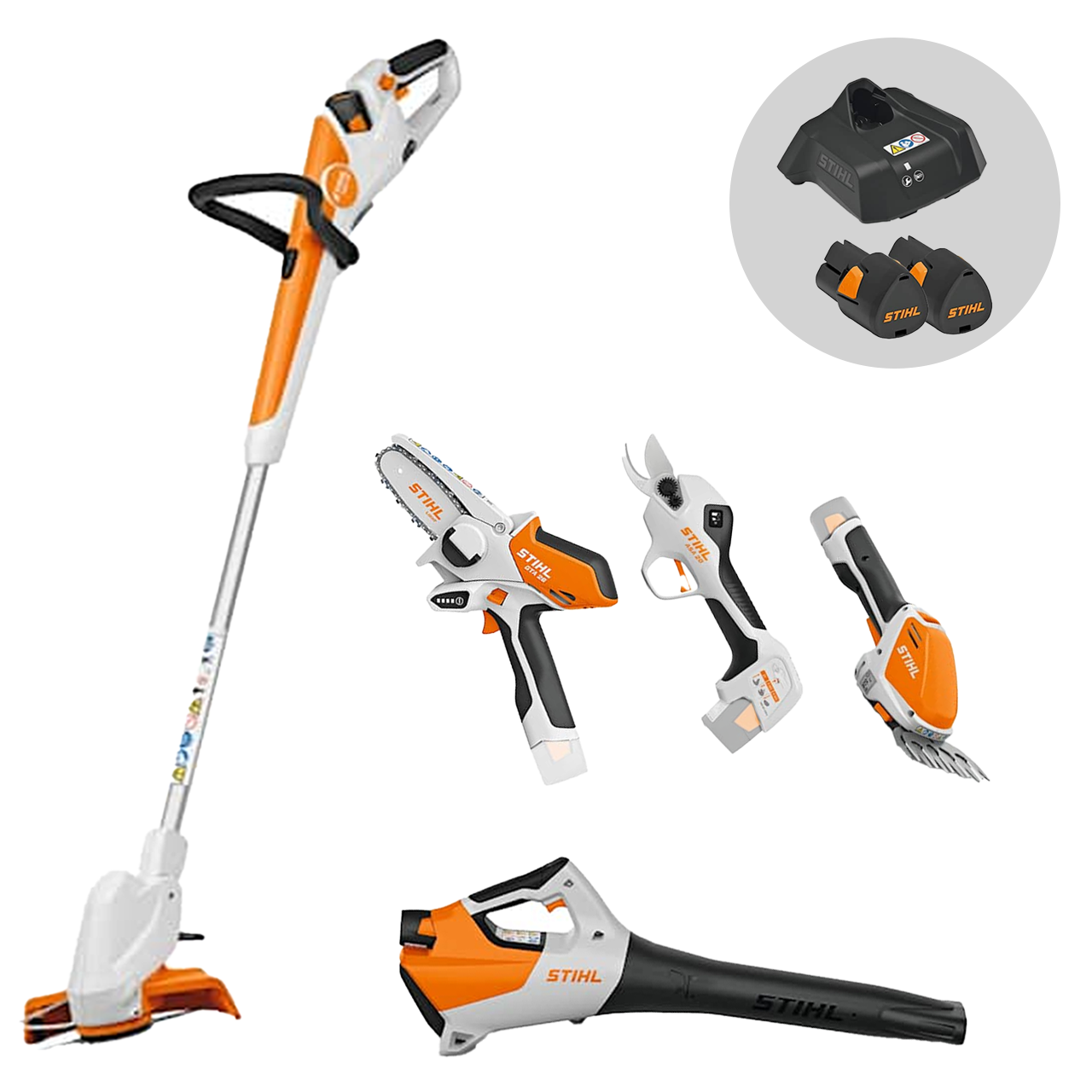 STIHL Batteridrivet Trädgårdspaket – 6-i-1