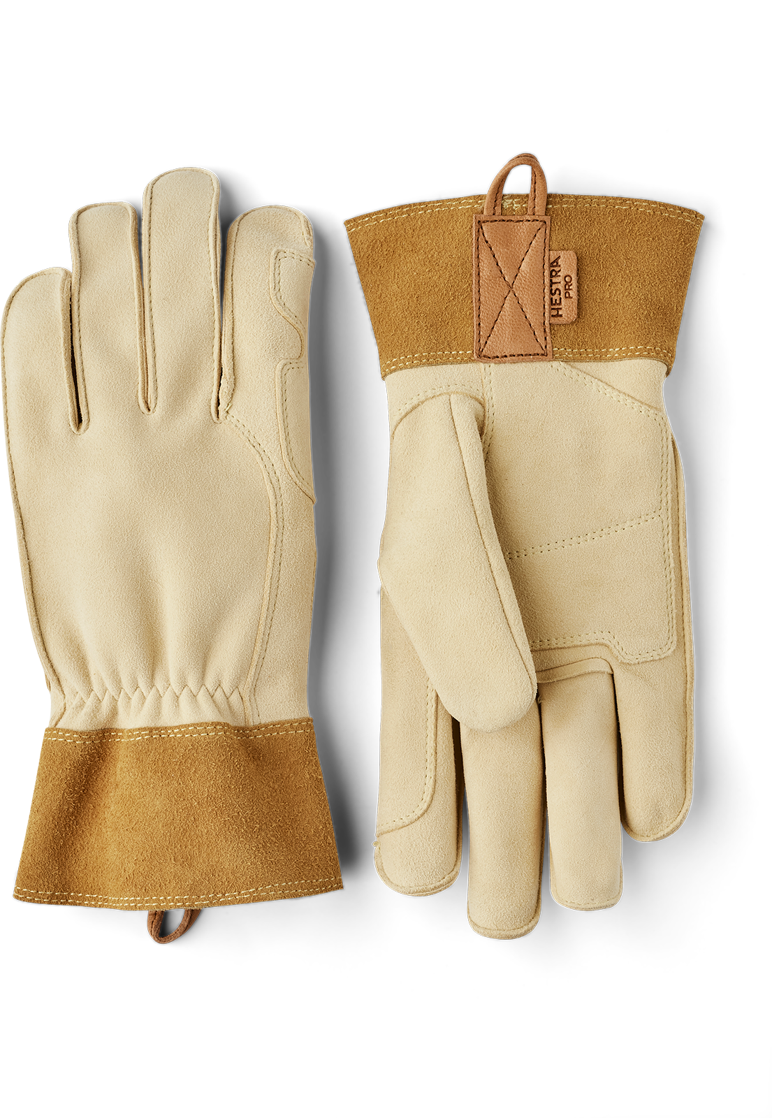 HestraJob Pro Ranch Glove - Natural yellow - 10