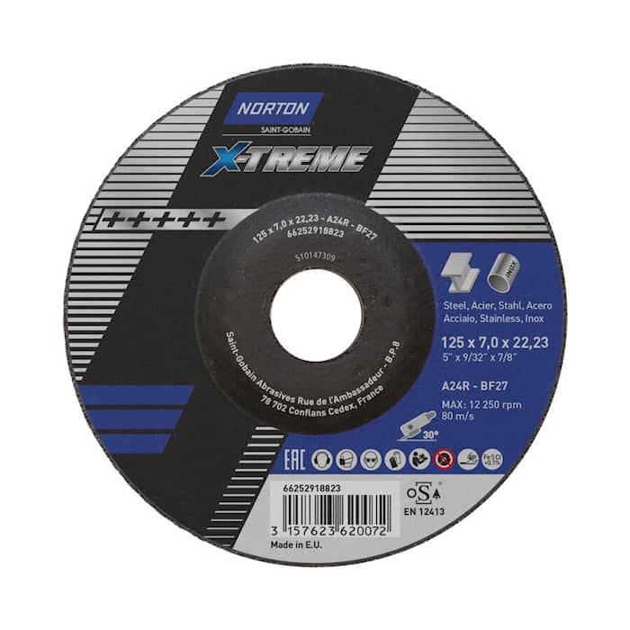 Norton Navrondel X-Treme 125x7,0x22,23 A24R