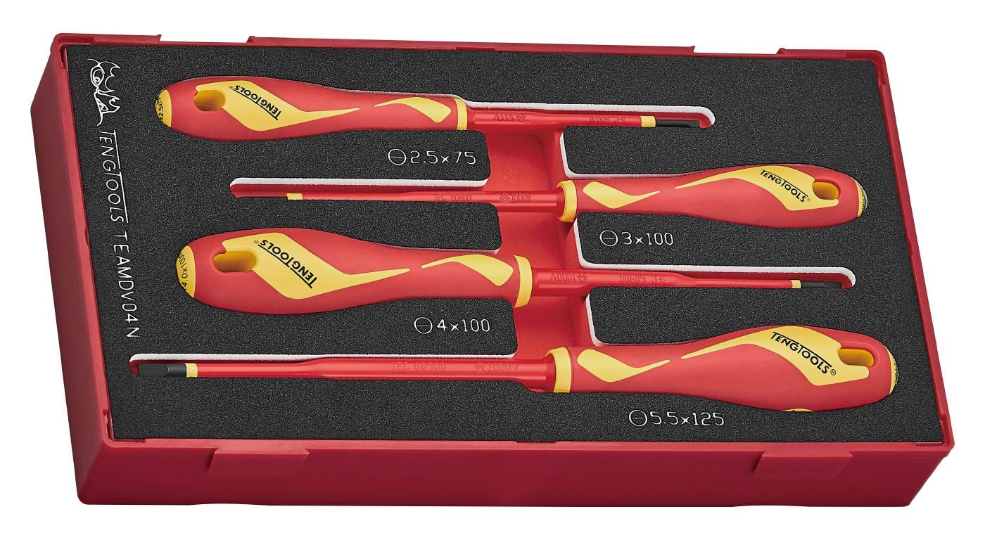 Teng Tools Ruuvitalttasarja TEAMDV04N 1000V
