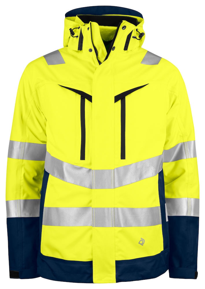 ProJob 6445 3-In-1 Funktionsjacke En Iso 20471 Klasse 3/2 - Orange/Black - 3XL