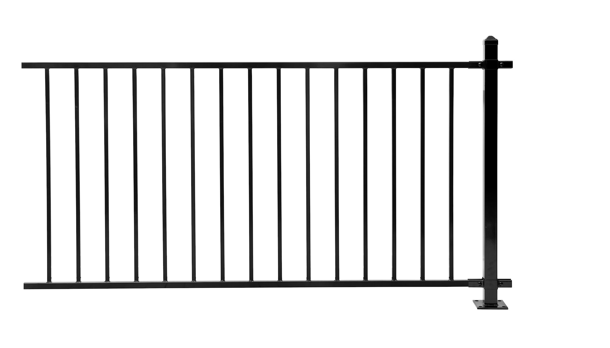 Skotte Garden Klassisk Stålstaket Klassisk 180X90 Svart