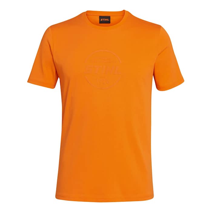 Stihl T-paita oranssi painatuksella