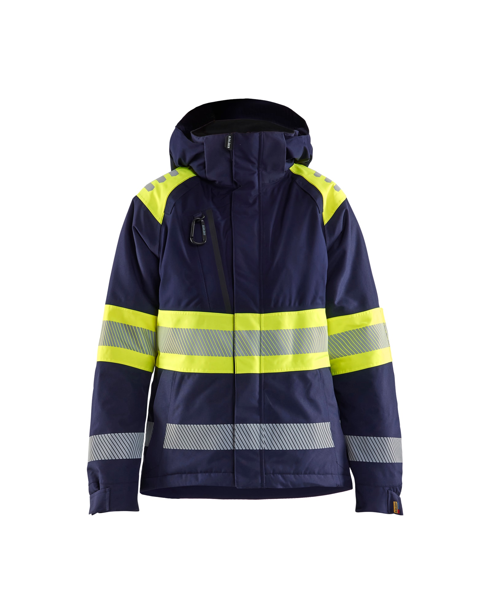 Blåkläder Damen High Vis Winterjacke Marineblau/ High Vis Gelb - M