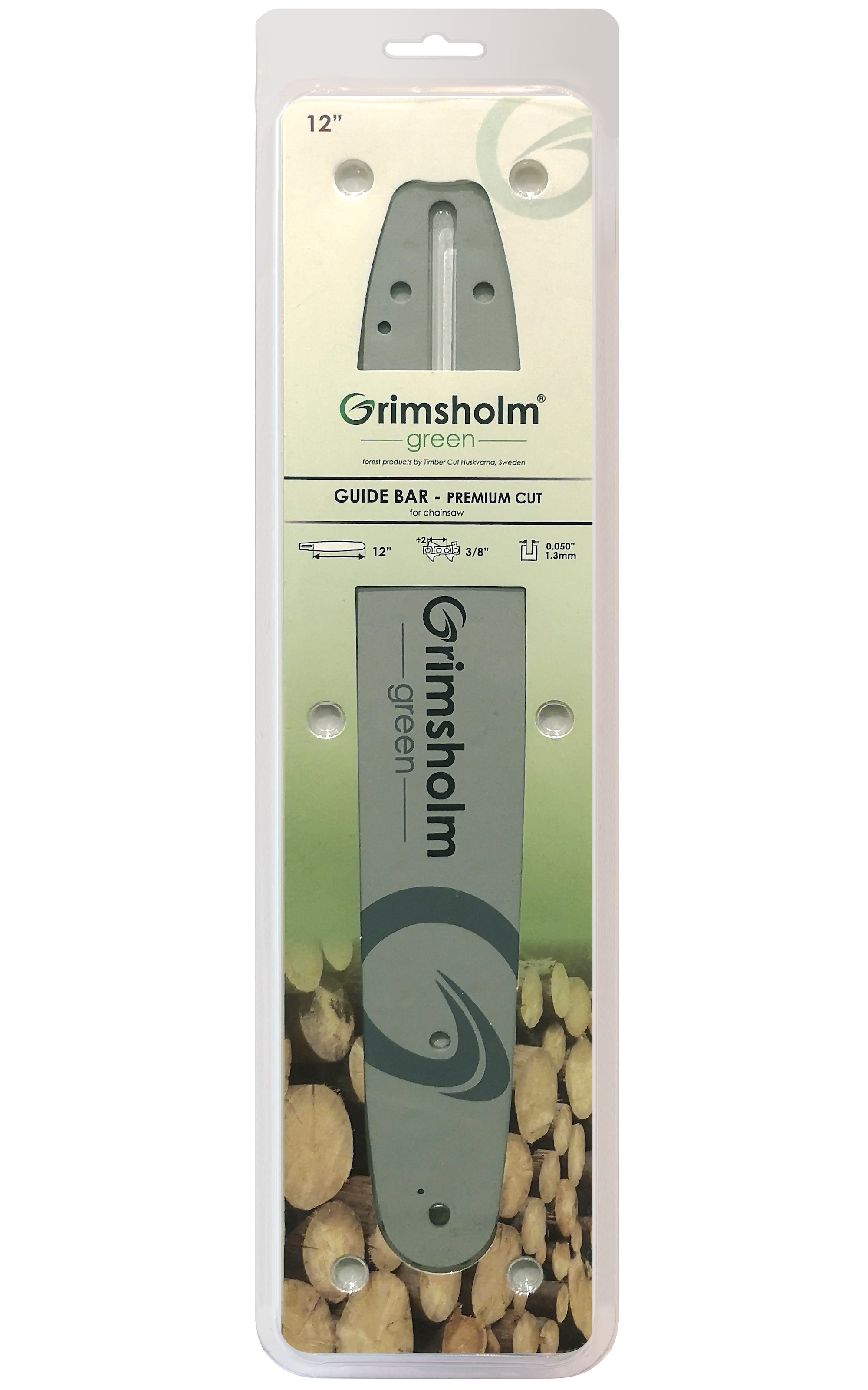Grimsholm Guide bar Premium Cut 12" 3/8" .050"/1.3mm (for Husqvarna)