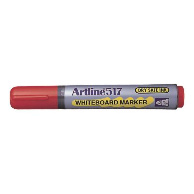 Artline Whiteboardpenna 517, röd