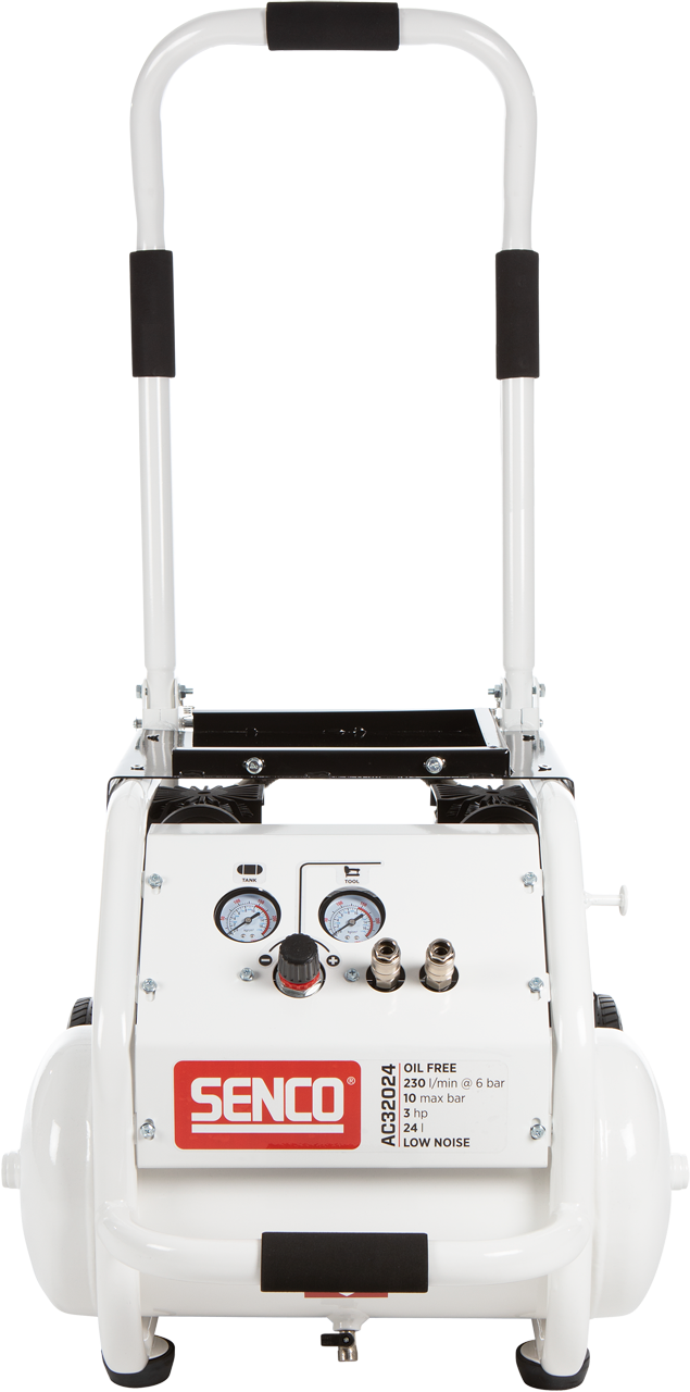 Senco Kompressor AC32024 10bar 24l oljefri, ljudisolerad
