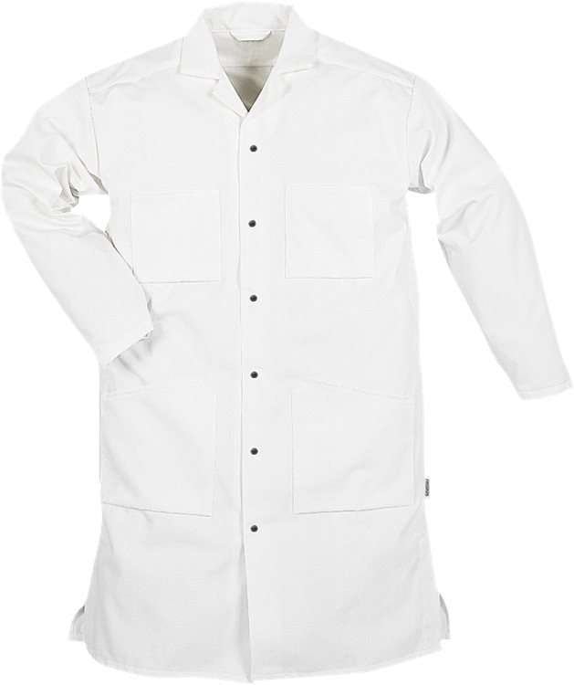 Fristads Frakk bomull 103 P92 Hvit 2XL