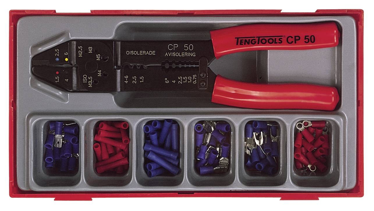 Teng Tools Kabelskosats TTCP121 121 delar
