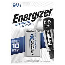 Energizer Batteri Ultimate Lithium 9V 1P
