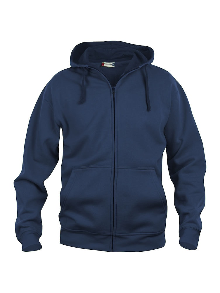 Clique Basic Hoody Fullzip Miesten tumma sininen