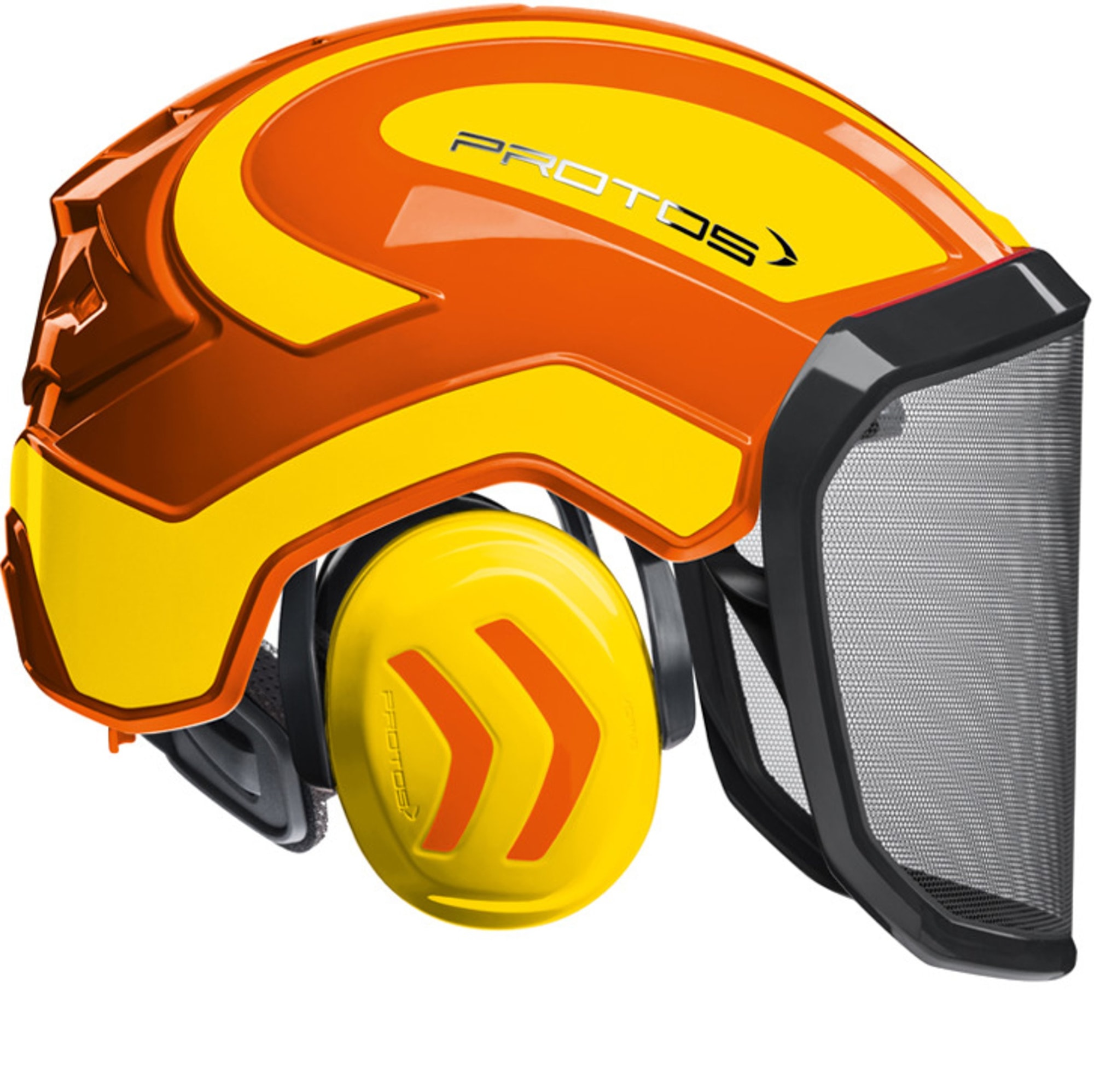 Protos Integral Huggarhjelm Gul/Oransje