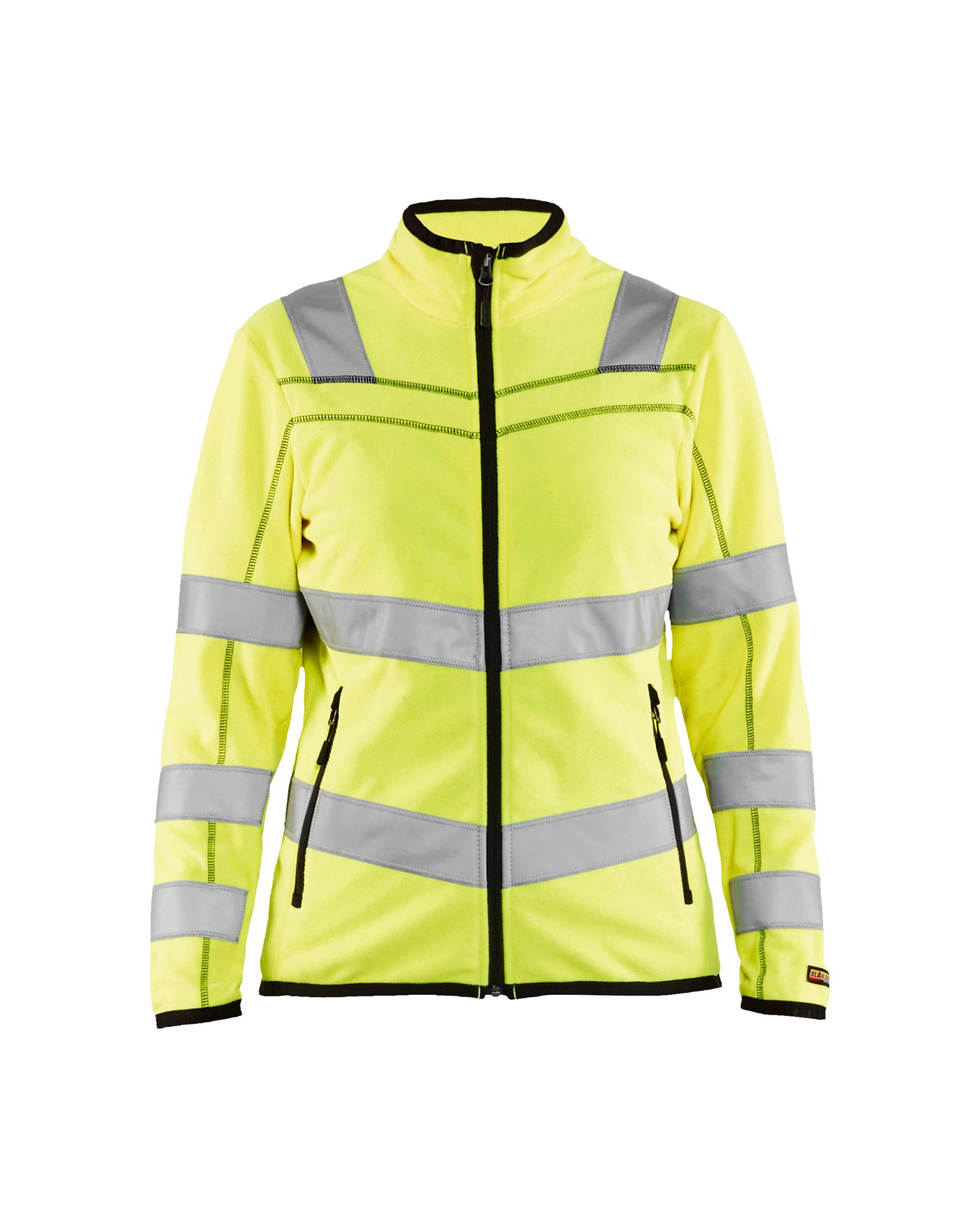 Blåkläder Damen High Vis Microfleece Jacke High Vis Rot - XXXL