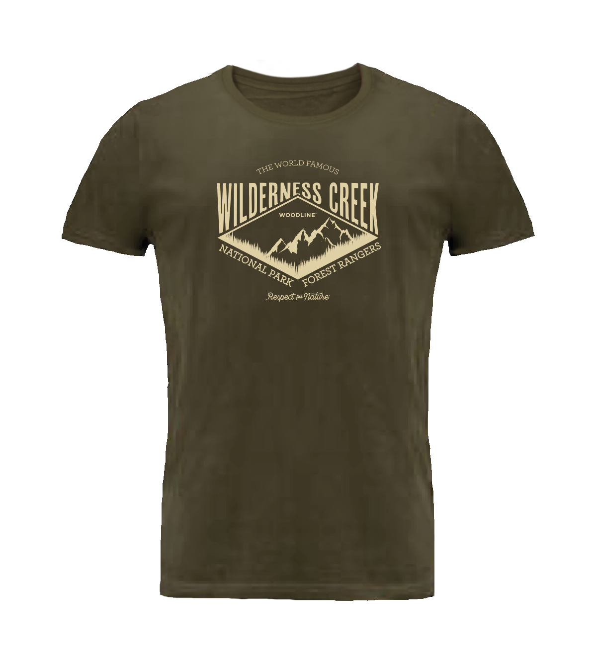 Woodline T-shirt Wilderness Creek Grön L