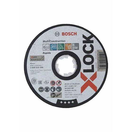 Bosch X-LOCK Multi Material, 115 x 1 x 22,23, rett skjæring