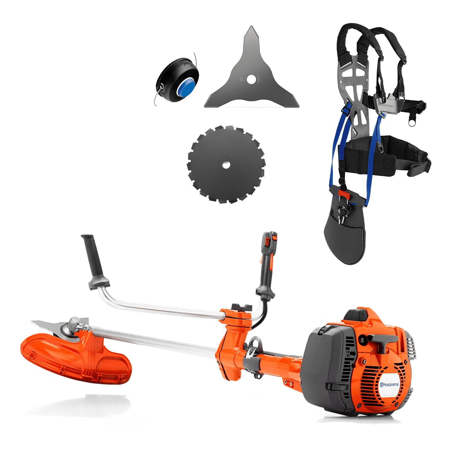 Husqvarna 545FR Röjsåg inkl sele och tre skärutrustningar