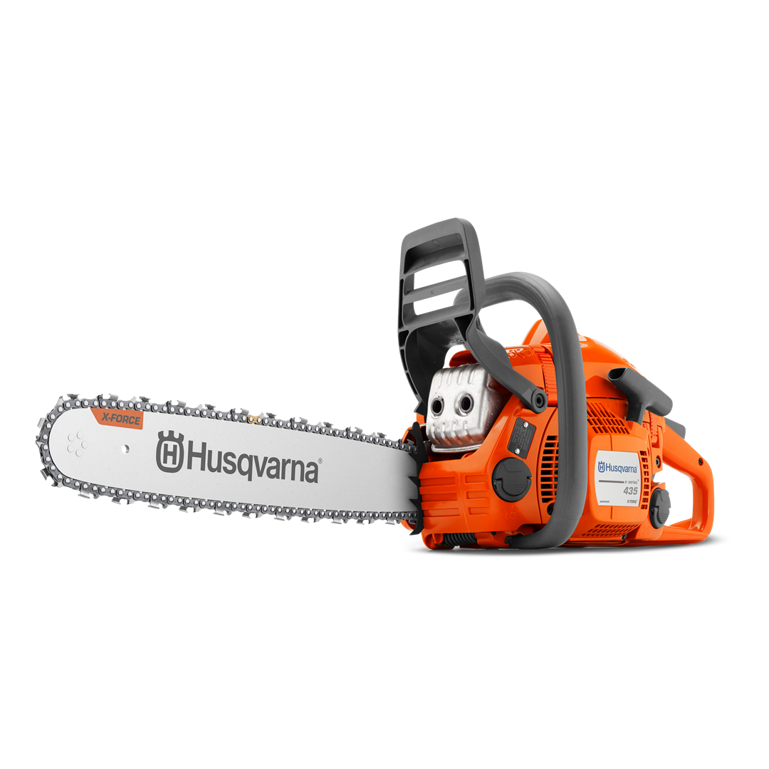 Husqvarna 435E II Moottorisaha Henkselit kaupan päälle!