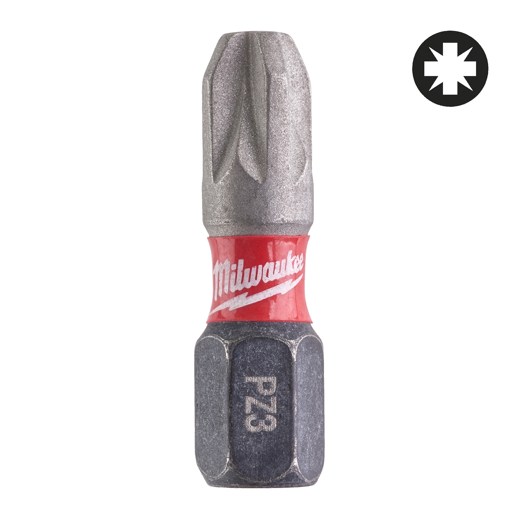 Milwaukee Bits PZ3 Shockwave 25 mm 25-pack