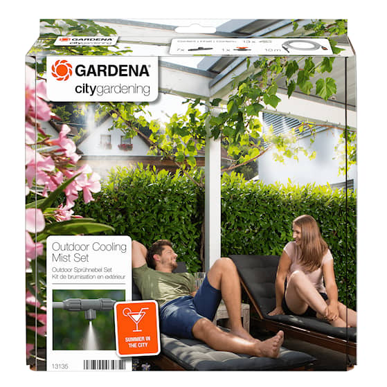 Gardena City Gardening Fine mist sæt med 7 micro-tågedyser og 10 m slange