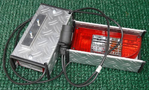 Heck-Pack Komplett belysning 7-polig med Lyktskydd