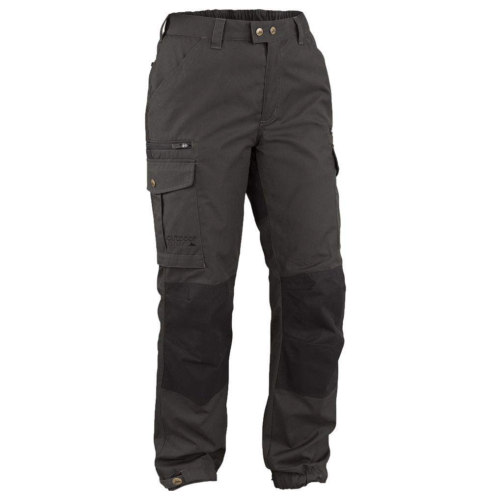 Outdoor Classic Housut Almeberget Harmaa/Musta Naisten 44
