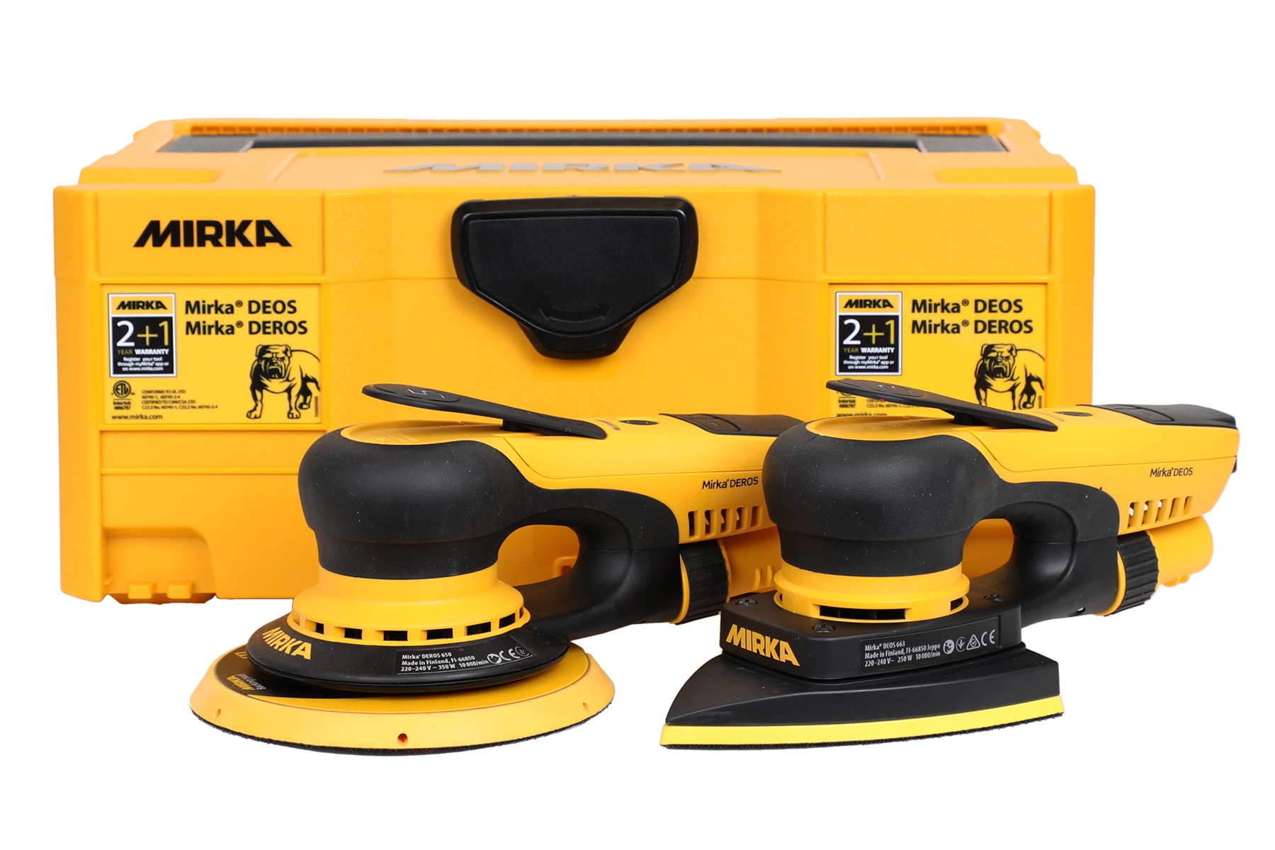 Mirka Kit DEROS 650CV + DEOS 663CV i väska