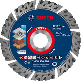 Bosch Diamantkapskiva Expert MultiMaterial 125 x 22,23 x 2,2 x 12 mm