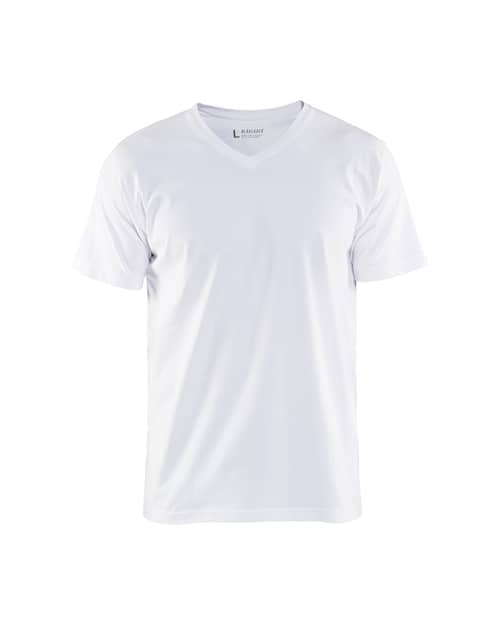 Blåkläder 3360-1029 V-ringad T-shirt Vit S