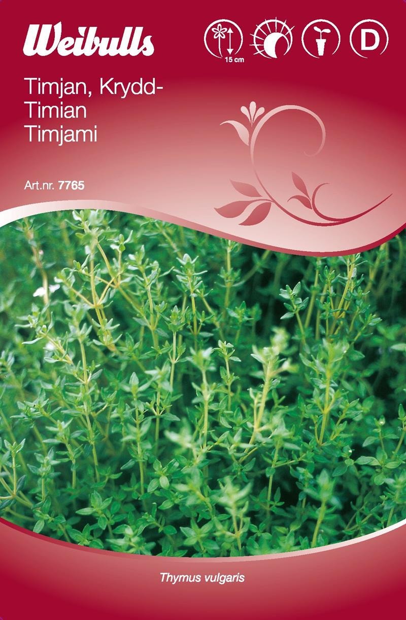 Timjan, Krydd-