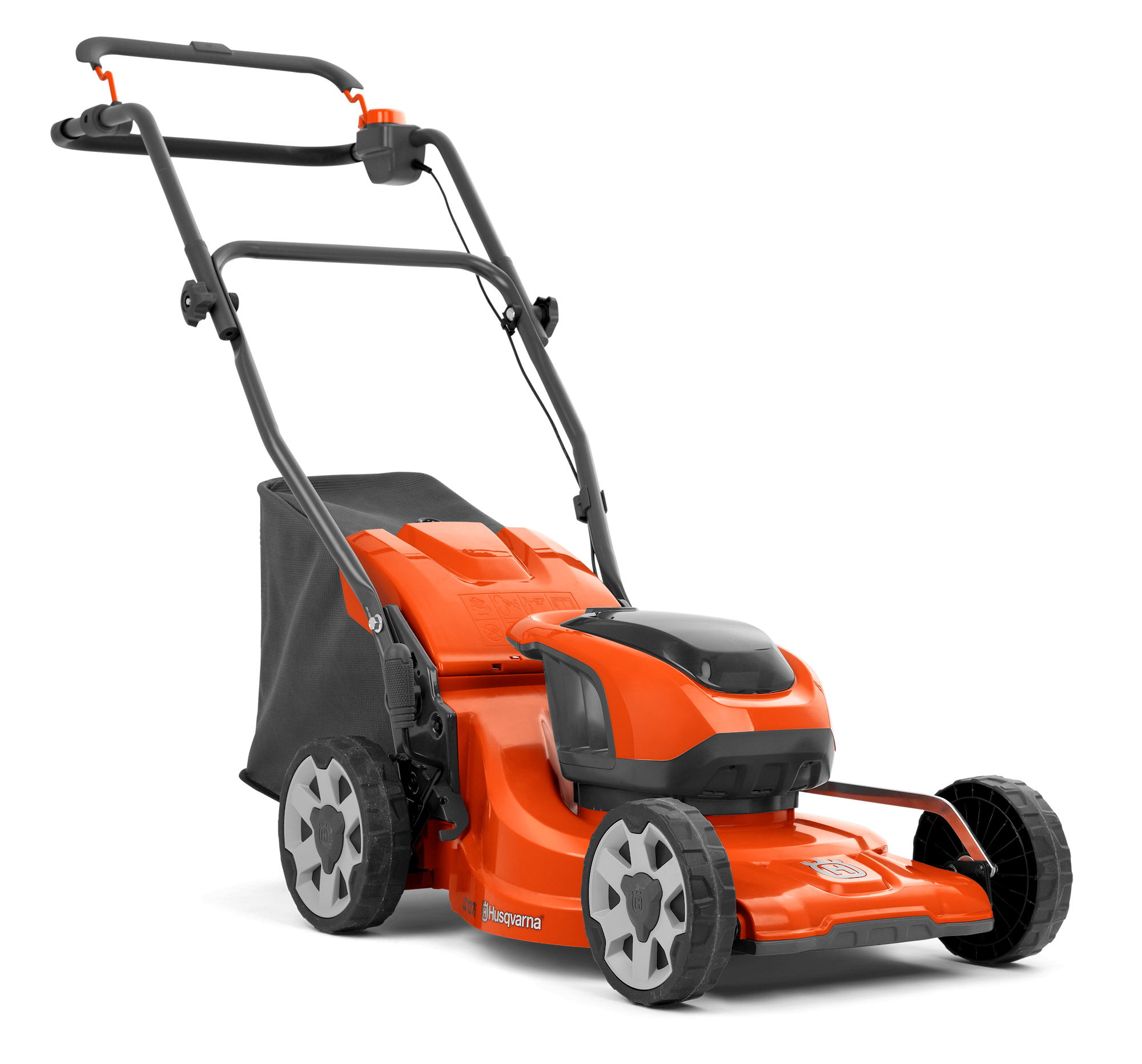 Husqvarna LC 137i, mukana akku ja laturi