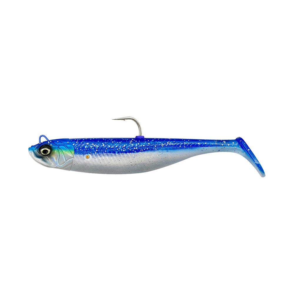 SG Savage Minnow 12,5 cm 35 g White Pearl Silver 2+1-pack