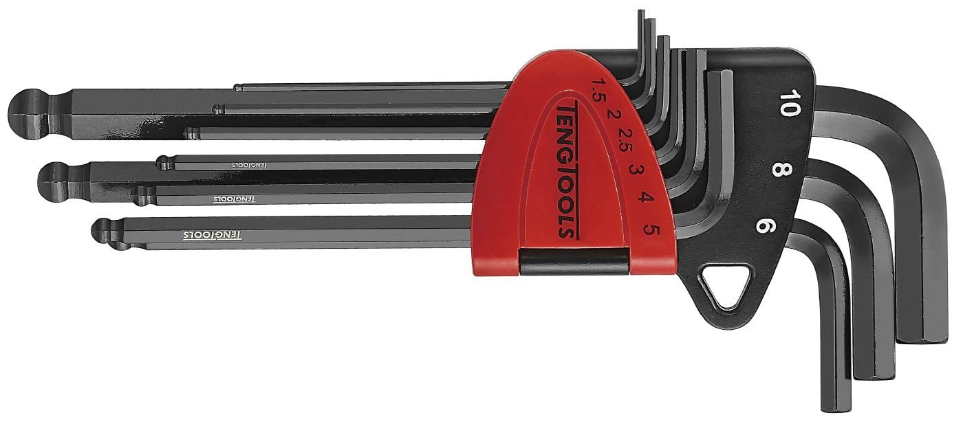 Teng Tools Kuusioavain, pitkä malli, pallomainen pää -sarja 1499MM