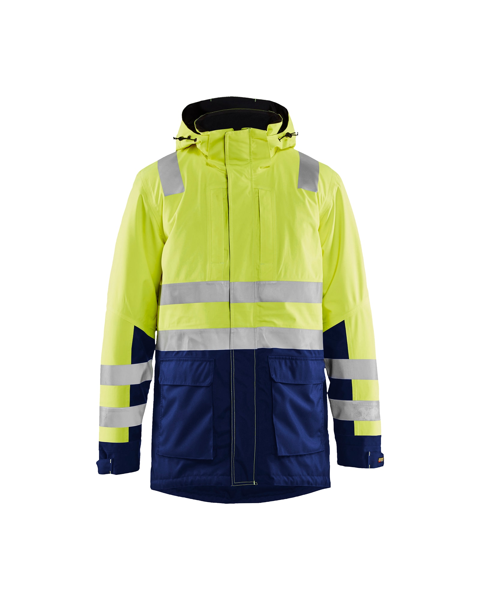 Blåkläder High Vis Winterparka High Vis Orange/Marineblau - XS