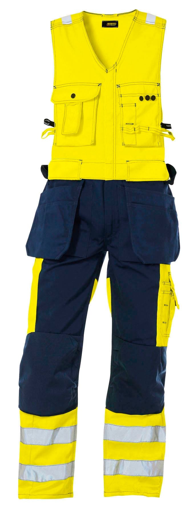 Blåkläder Highvis Avohaalari - Huomio Keltainen/Mariininsininen - D96