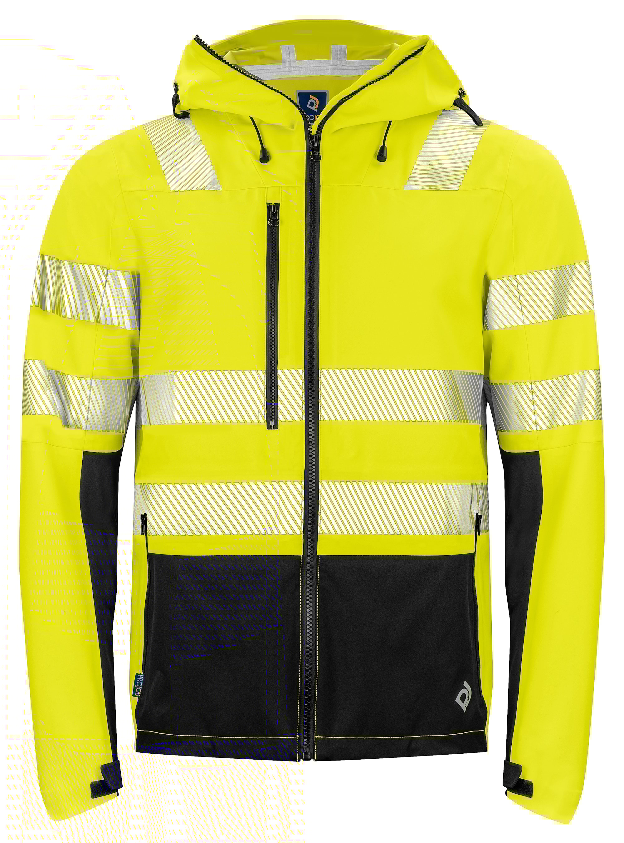 ProJob 6416 Skalljakke En Iso 20471 Kl 3/2 - Yellow/Black - 3XL