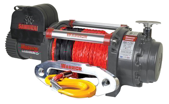 Warrior Winches Trækspil Samurai 24V Armortek Syntetisk 20.000lb (9072kg) Heavy Duty