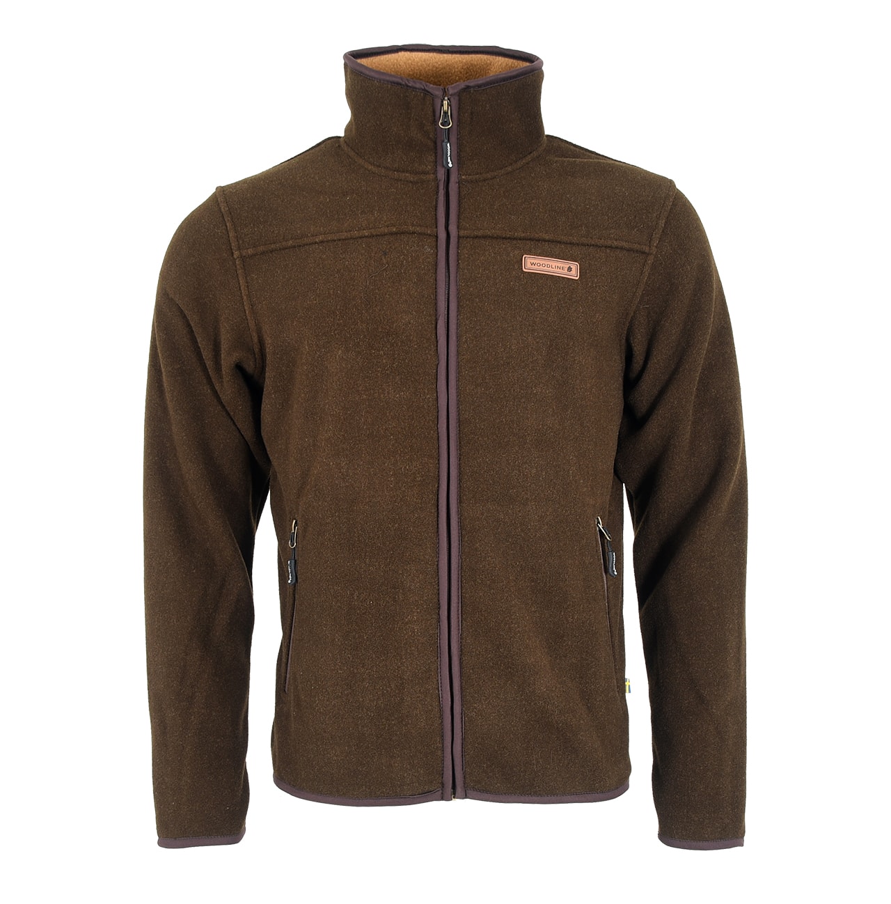 Woodline Fleecetröja Bolmen Brun Herr XL