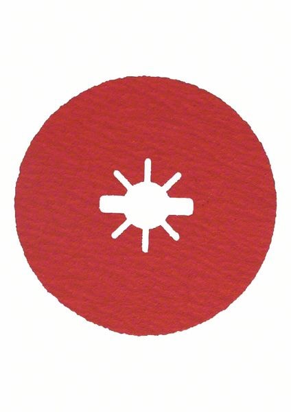 Bosch X-LOCK-fiberskive, 125 mm, G120, stjernehul, R780, Best for Metal + Best for Inox