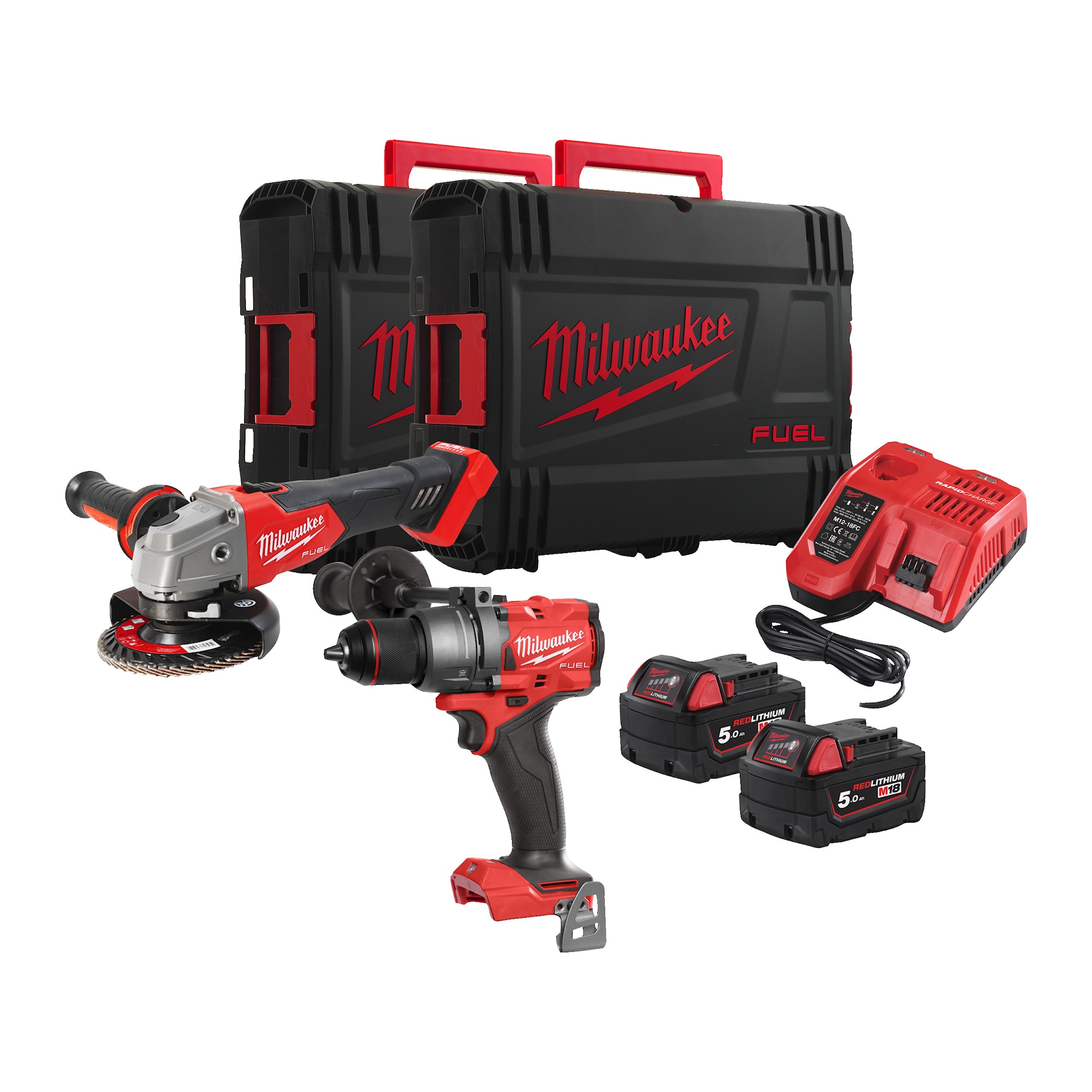 Milwaukee M18 FPP2E3-502X Powerpack 18V