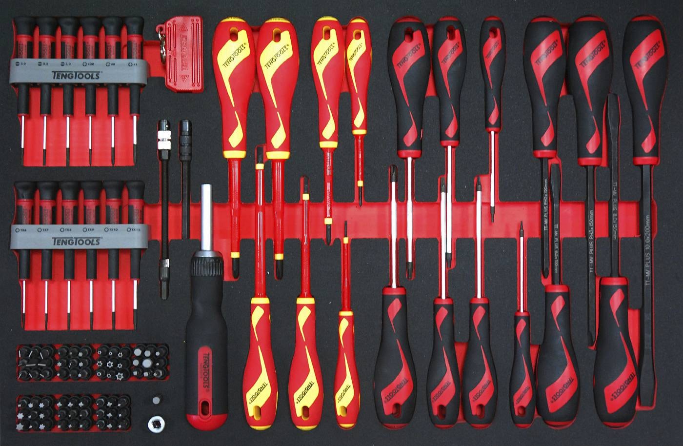 Teng Tools Skruvmejselsats TTEMD98N EVA 98 delar